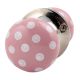 Pink Dot Mortice Handle 2.25